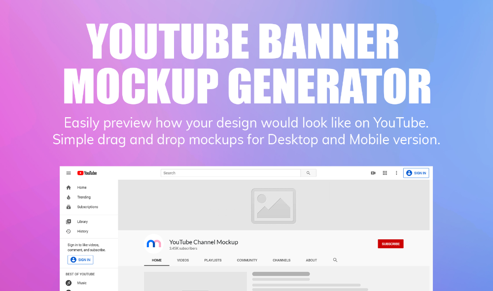 mac makeup banner for youtube