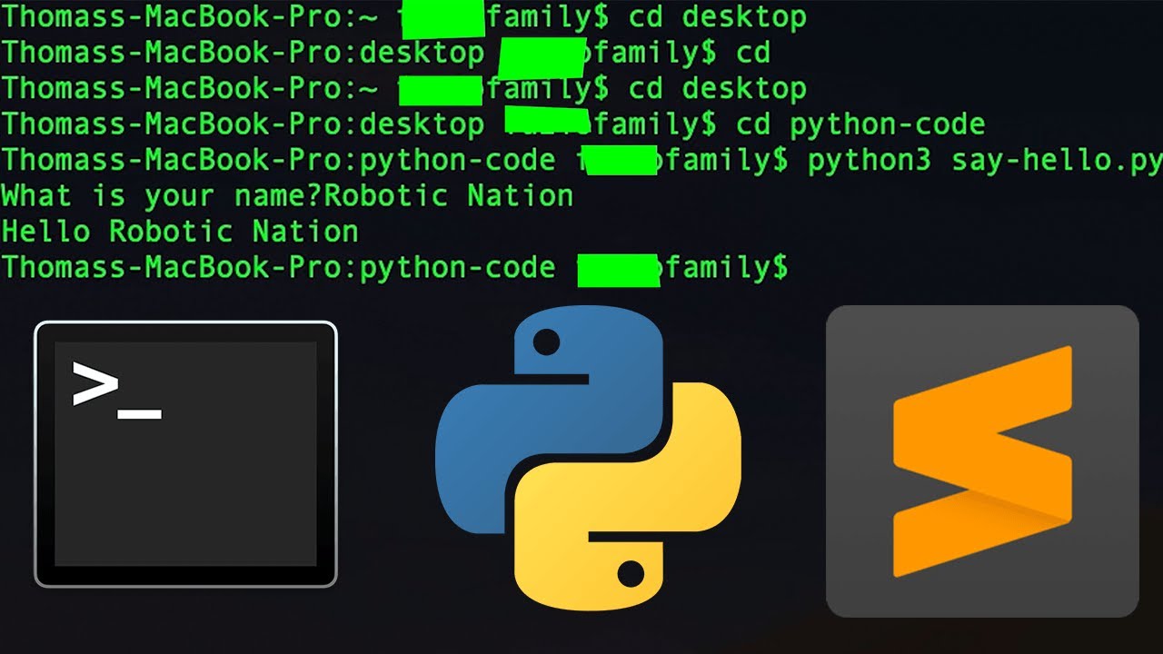 program for running python on mac